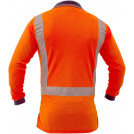 Caution Day/Night L/S Microfibre Polo