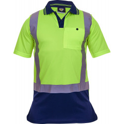 Caution Day/Night Microfibre Polo