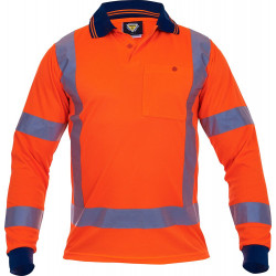 Caution TTMC-W17 L/S Microfibre Polo