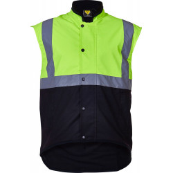 Caution Day/Night Oilskin Vest