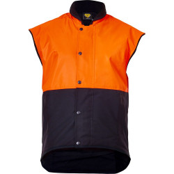 Caution Day Only Oilskin Vest