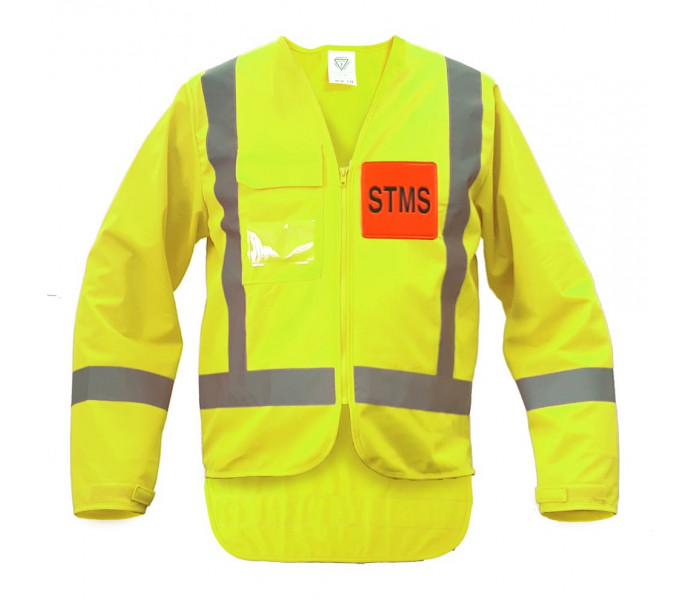 Caution STMS L/S Basic Safety Vest