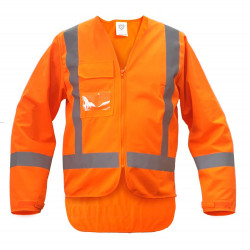 Caution TTMC-W17 L/S Basic Safety Vest