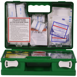 In2Safe 1-12 Person First Aid Kit-Plastic Box