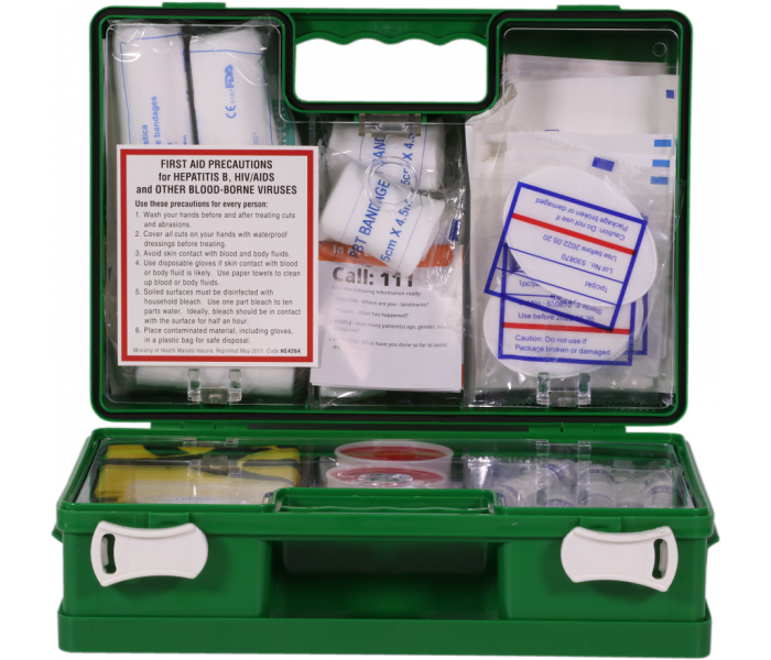 In2Safe 1-12 Person First Aid Kit-Plastic Box