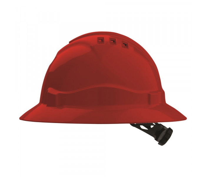 PRO V6 Full Brim Vented Ratchet Hard Hat