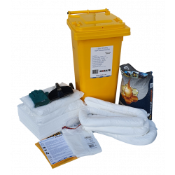 In2Safe 120L Oil Spill Kit-Wheelie Bin