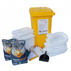 In2Safe 240L Oil Spill Kit-Wheelie Bin