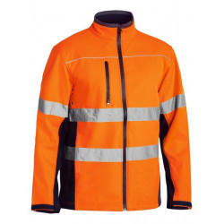 Bisley Day/Night Soft Shell Mens Jacket