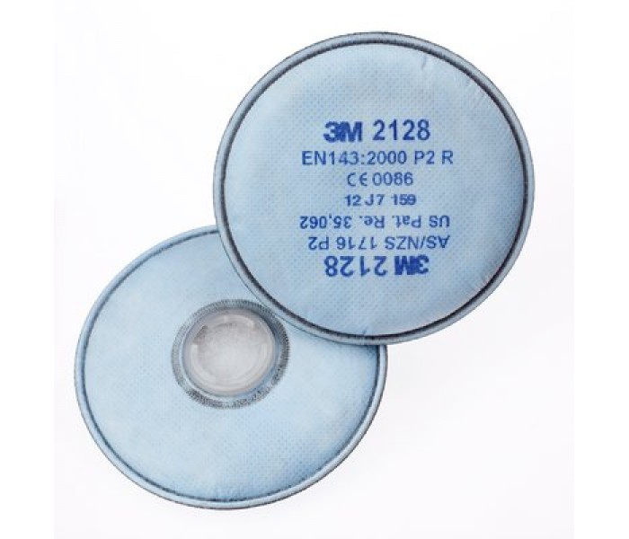 3M 2128 P2 Particle/Ozone Weld Filters