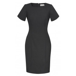 Biz Corp. Comfort Wool Stretch S/S Shift Dress