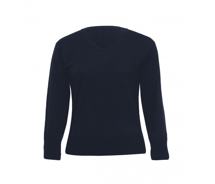 Ecogear Merino Detailed Vee Ladies Pullover