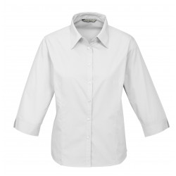 Biz Base Womens 3/4 Sl. Shirt