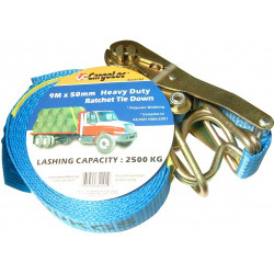 CargoLoc  9mx50mm Heavy Duty Ratchet Tie-Down