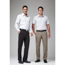 Biz Classic Mens Pleat Front Pants