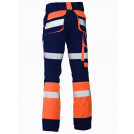 Bisley Contrast Hi-Vis Bio Motion Taped Pants