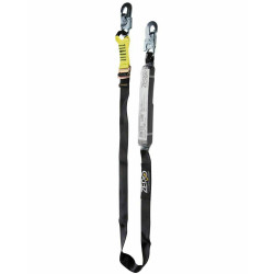 Zero TradeMate Single Adjustable Webbing Lanyard w/ Snaphooks