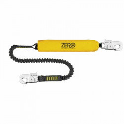 Zero Stretch Single Elasticated Lanyard w/ Snaphooks