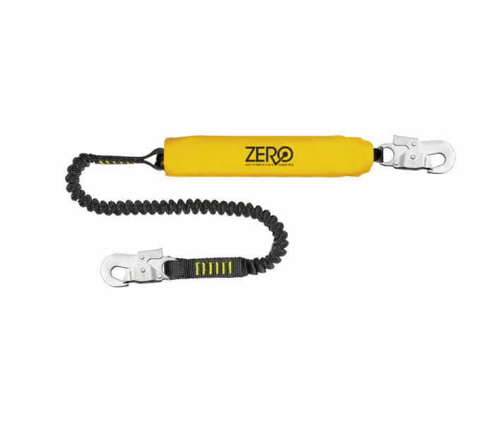 Zero Stretch Single Elasticated Lanyard w/ Snaphooks