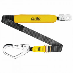 Zero TradeMate Single Adjustable Webbing Lanyard w/ Snaphook & Scaffhook